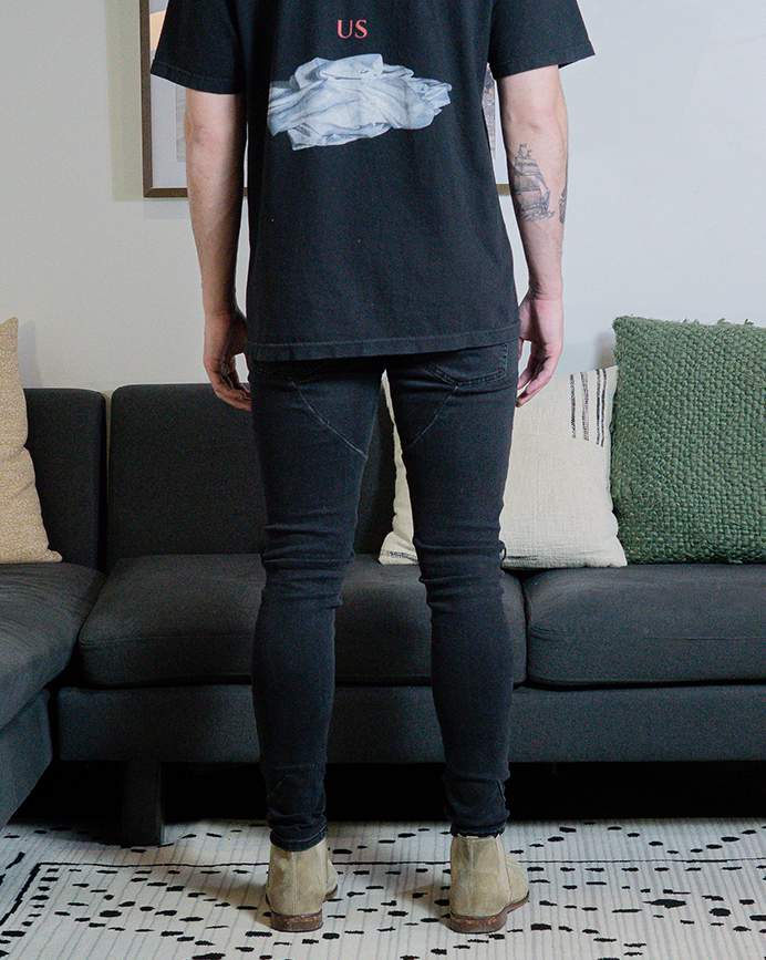 ESSENTIAL SKINNY JEAN : MIDNIGHT BLACK