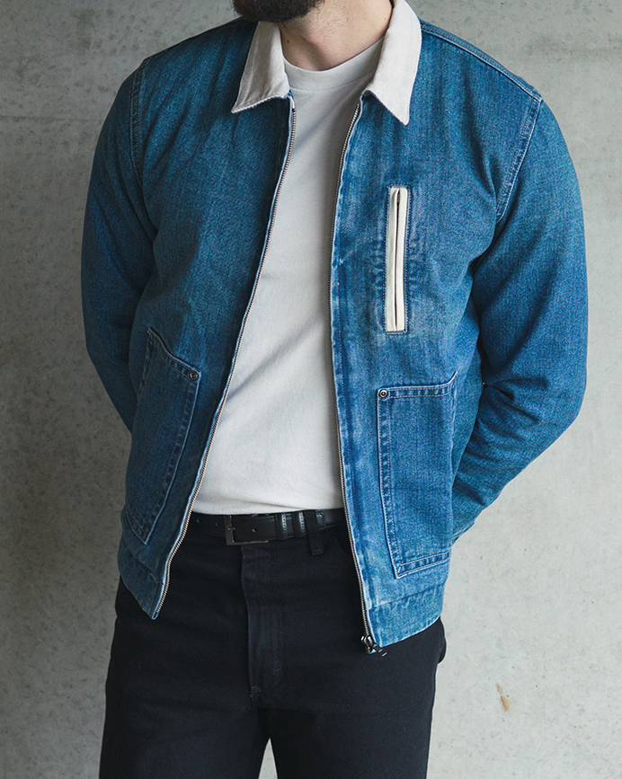 CRESTLINE DENIM JACKET : WASHED BLUE