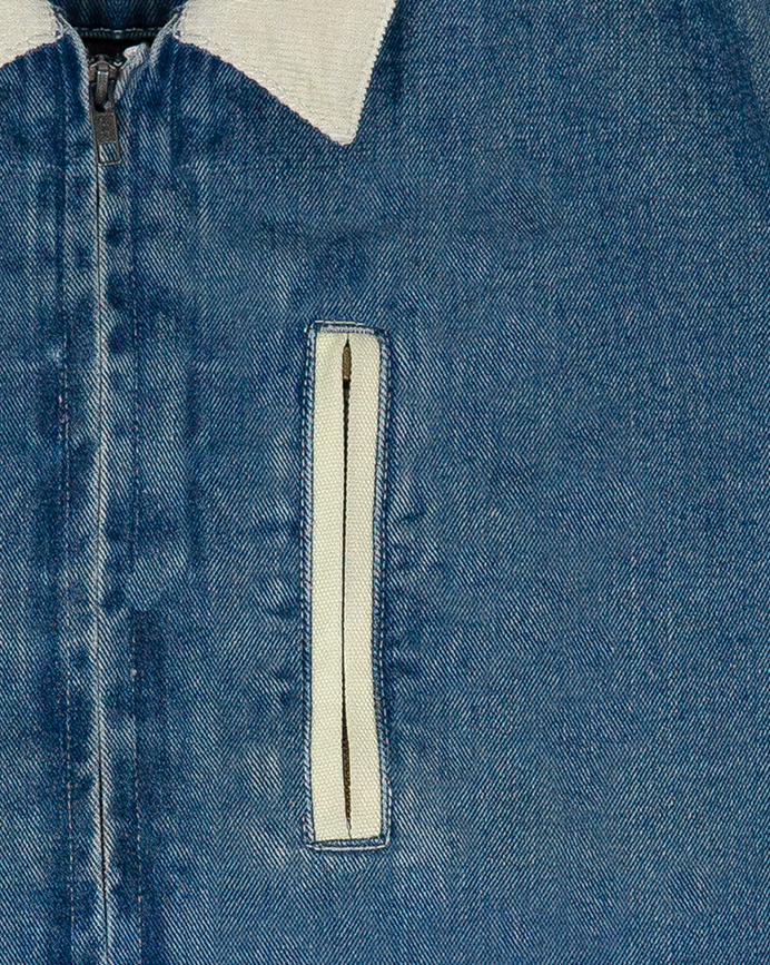 CRESTLINE DENIM JACKET : WASHED BLUE