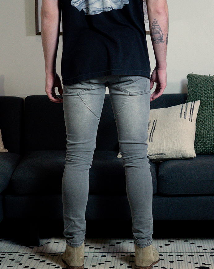 ESSENTIAL SKINNY JEAN : STONE GREY