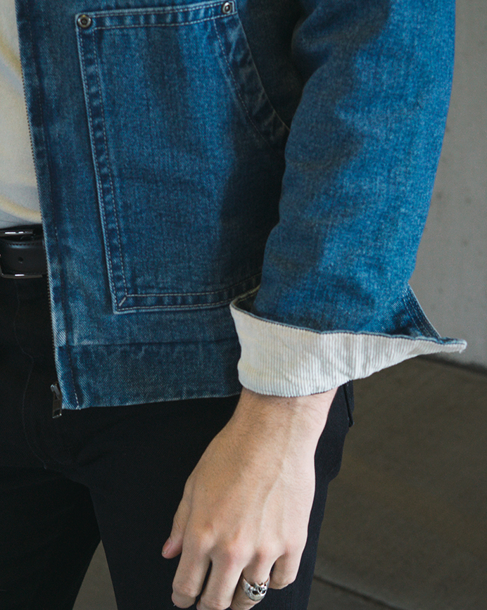 CRESTLINE DENIM JACKET : WASHED BLUE