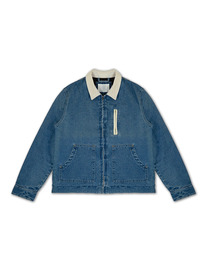 CRESTLINE DENIM JACKET : WASHED BLUE