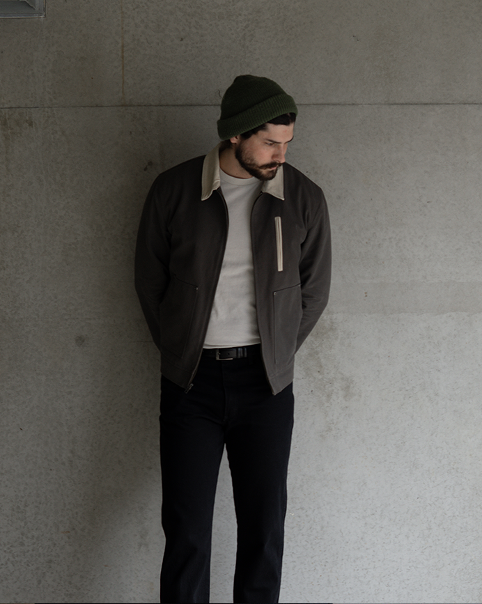 VANGUARD CANVAS JACKET : ASH GREY