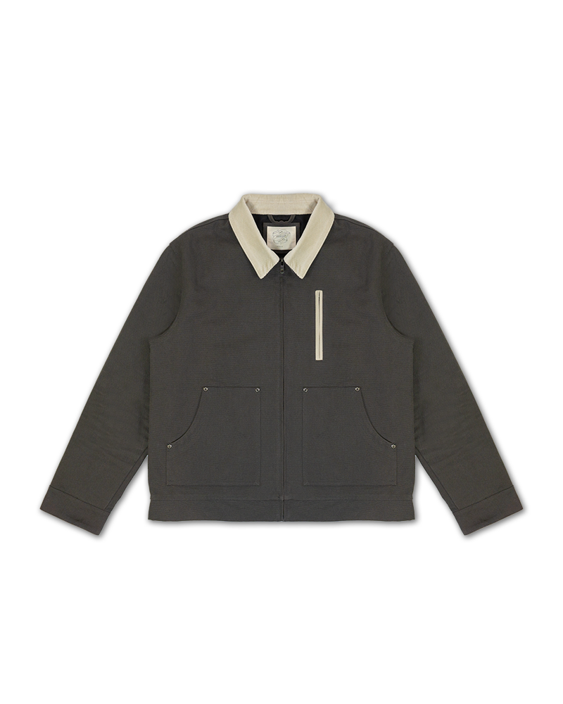VANGUARD CANVAS JACKET : ASH GREY